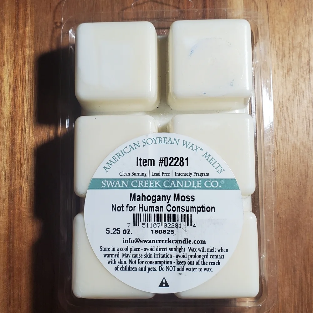 MAHOGANY MOSS SWAN CREEK CANDLE CO Herbal Melts Natural Wax 5.25 oz
